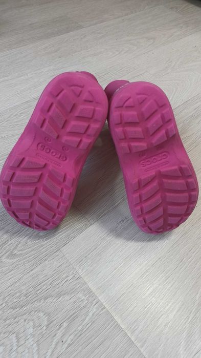 Продам дитячі гумові чоботи Crocs рожеві 30 розмір