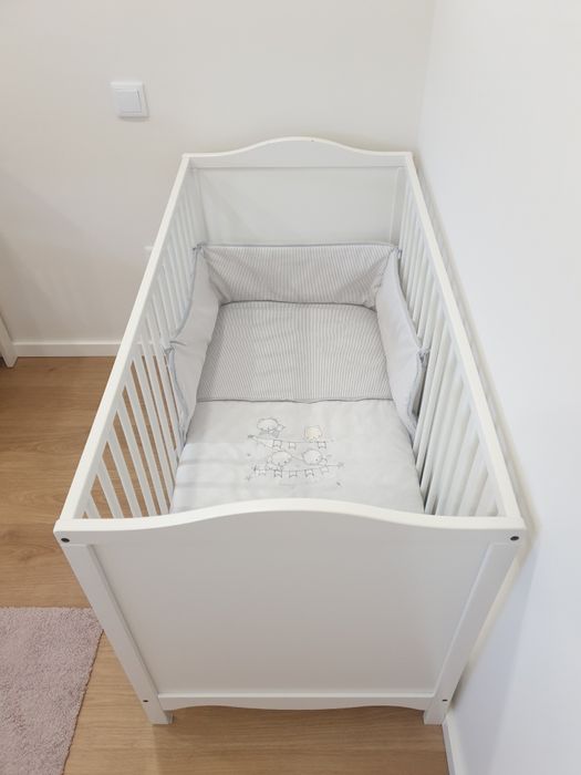 Berço Branco C/ Colchão