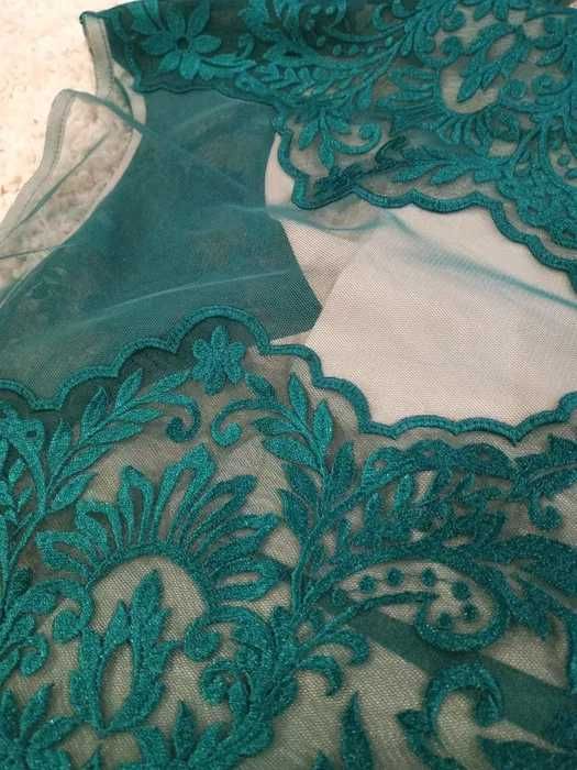 Продам жіноче нарядне зелене плаття 40 розмір