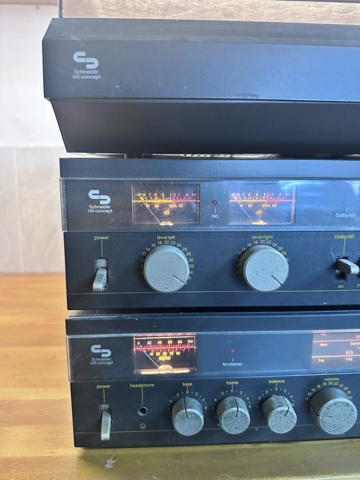 Aparelhagem vintage Schneider HiFi Concept KA1003 – para reparar