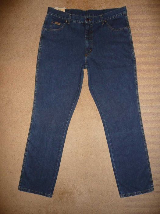 NOWE spodnie dżinsy WRANGLER W38/L34=50/116cm jeansy