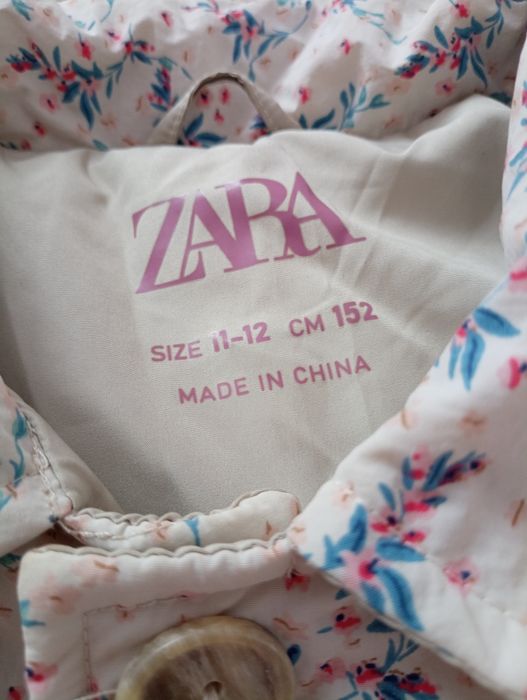 Пальто-рубашка zara, 11-12 років (зріст 152 см)