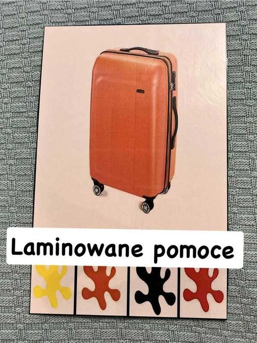 Kolorowe plamki karty edukacyjne