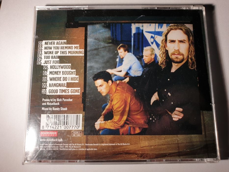 Nickelback - Silver Side Up, CD, 2001 rok