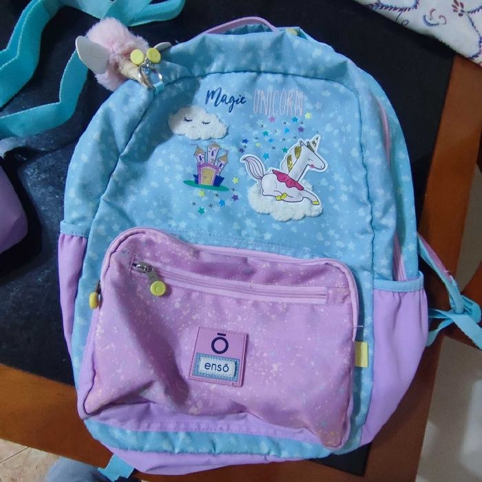 Mochila+estojo+lancheira Enso