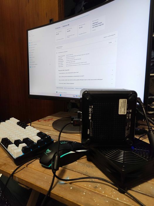 Mini Pc Ryzen 16GB 300GB SSD W11 + Acessórios