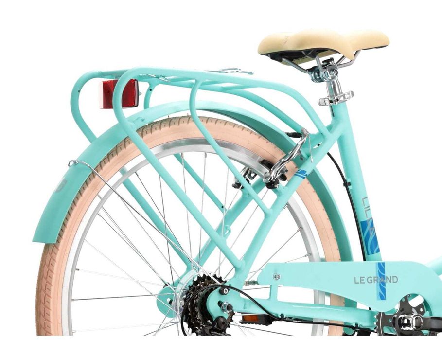 rower miejski alu Le Grand Lille 1 26" seledyn/niebieski mat KROSS