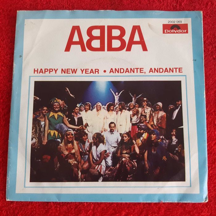 Disco Vinil Single ABBA - Happy New Year / Andante, Andante