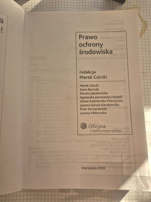 Książka prawo ochrony środowiska
