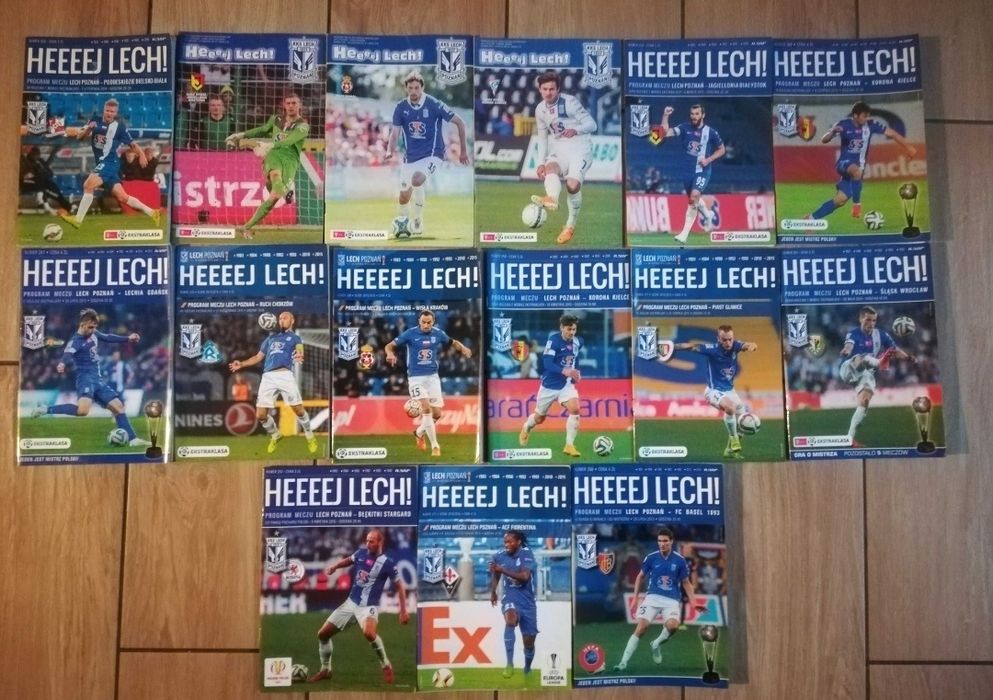 Program meczowy Lech Poznań 2001 rok