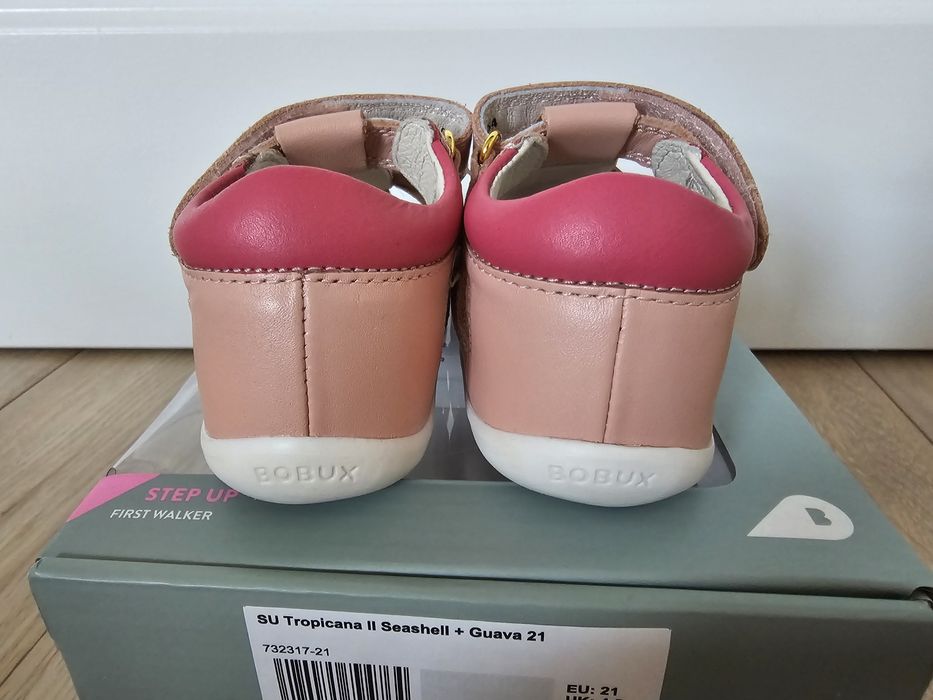 Sandały bobux tropicana II seashell + guava 21 step up