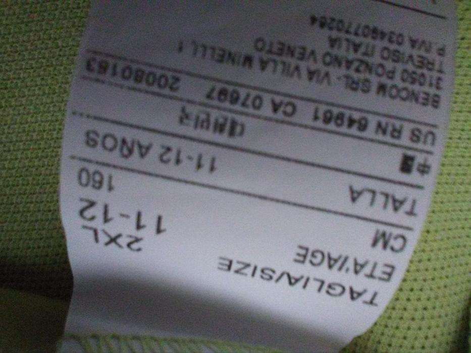 Polo  rapaz Benetton