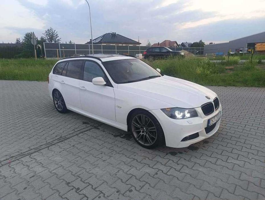 Bmw E91 320D 184km M pakiet alpinweiss biała edition panorama automat