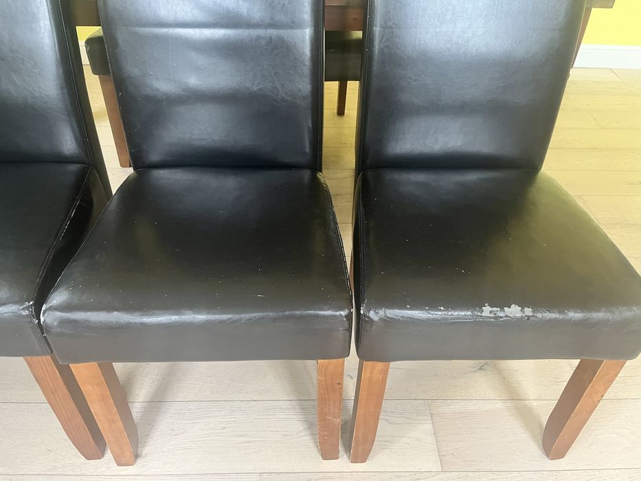 Stol drewniany Fredericia 178 cm Jysk+6 krzeseł