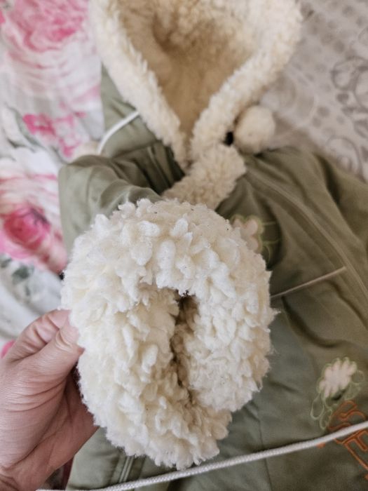 Дитячий комбінезон на овчині