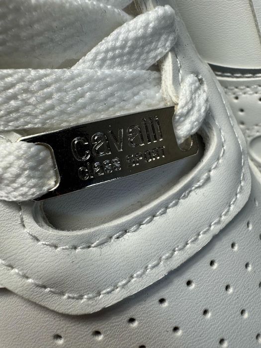 Nowe sneakersy damskie CAVALLI CLASS SPORT białe 36
