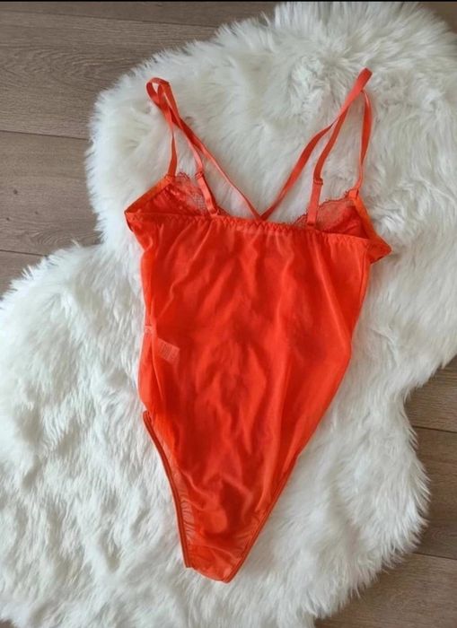 Koronkowe, odważne body XS S