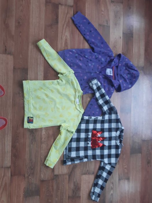 3 bluzy rozm. 110 4-5 lat