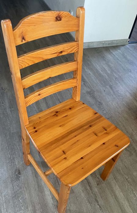 Stół  debowy i  4 krzesła zestaw