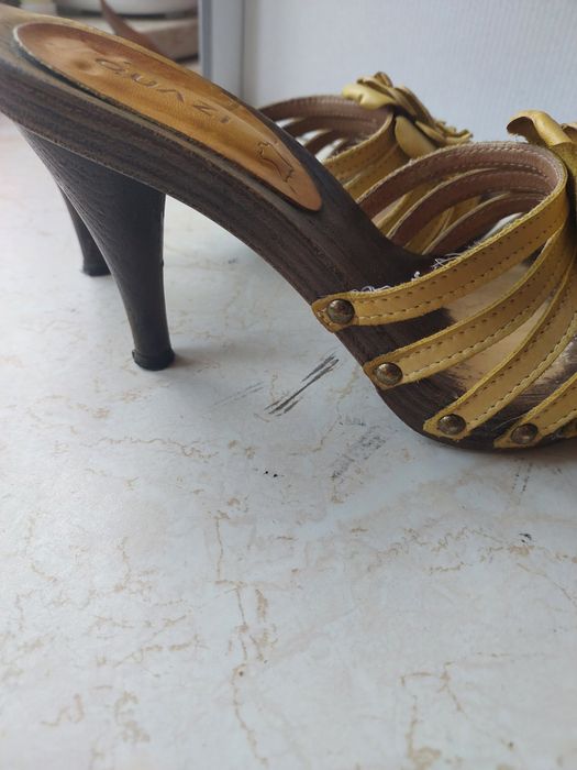 Klapki,buty,sandaly,obcas,piękne,ozdobneroz.35,nowe,