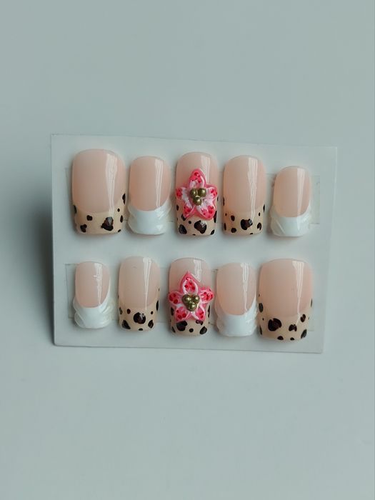 Personslizowane tipsy / handmade press on nails