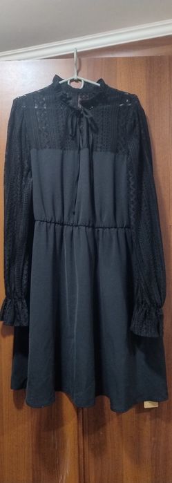 Чорна сукня з мереживом, розмір XL (нова з етикеткою)