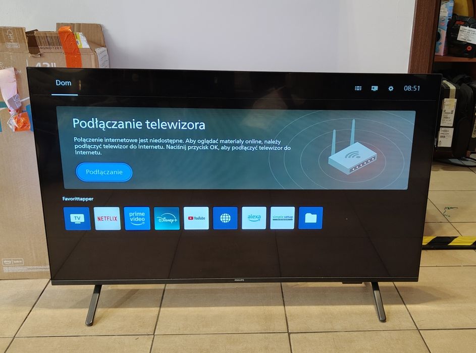 1167/26  Telewizor Philips 43PUS8560 SmartTV