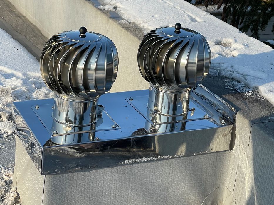 Obróbki kominów, wentylacji , kalenic…