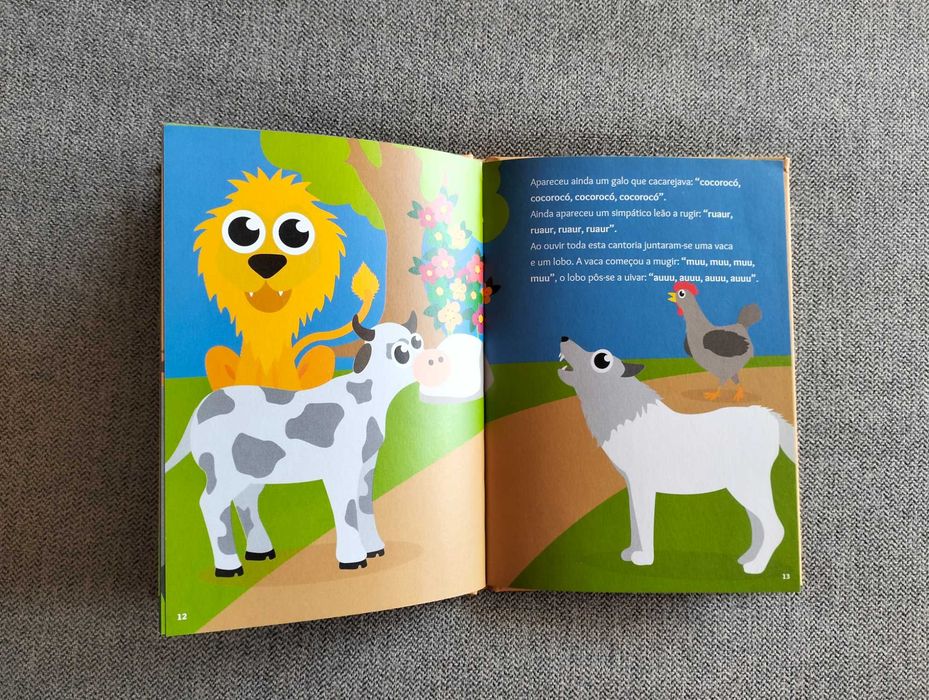 Livro juvenil "A menina e os animais no bosque" de Katia Guerreiro