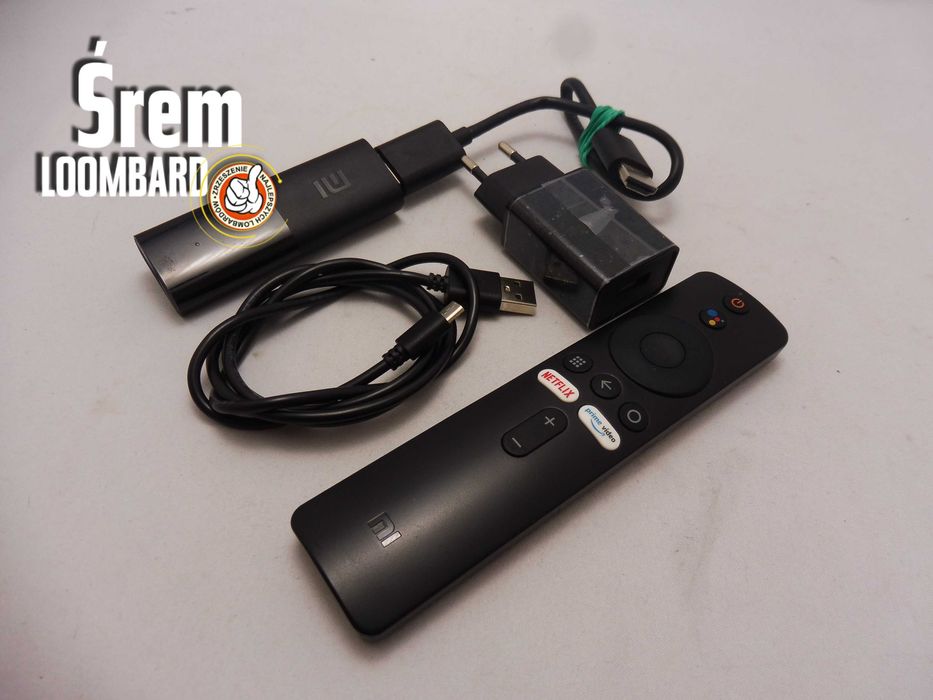 Odtwarzacz Multimedialny Xioami TV Stick, Pilot, Okablowanie, Stan db!