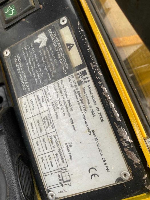 Wózek widłowy HYSTER H1.75XM
