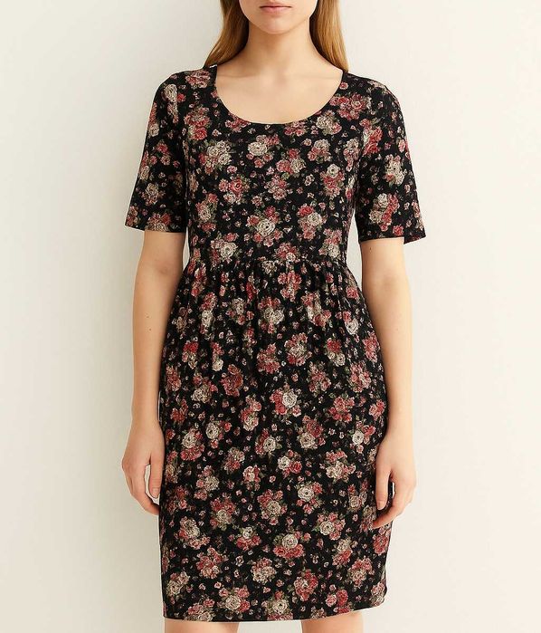 Сукня в квітковий принт Gina tricot M
