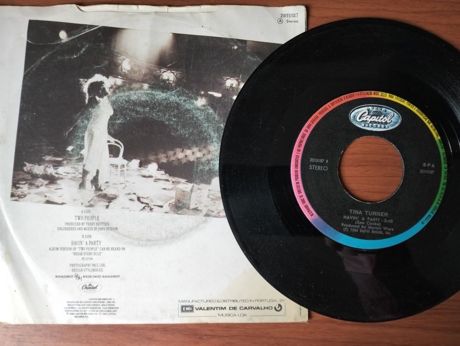 Disco de vinil single Tina Turner - Two People'