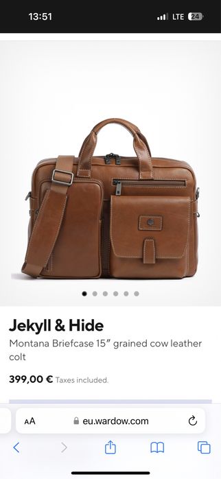 Чоловіча шкіряна сумка Jekyll&Hide