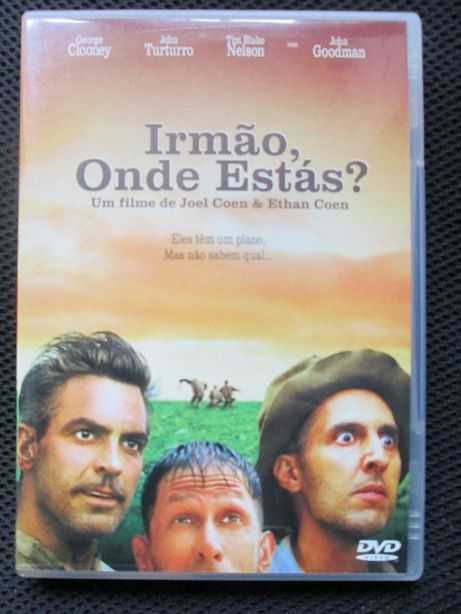 DVD Irmão Onde Estás? Filme dos irmãos Coen George Clooney J. Turturro