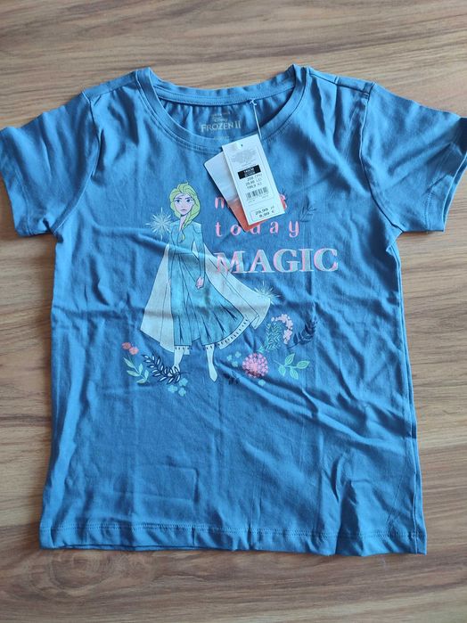 Bluzka t-shirt FrozenII roz 140 - nowa