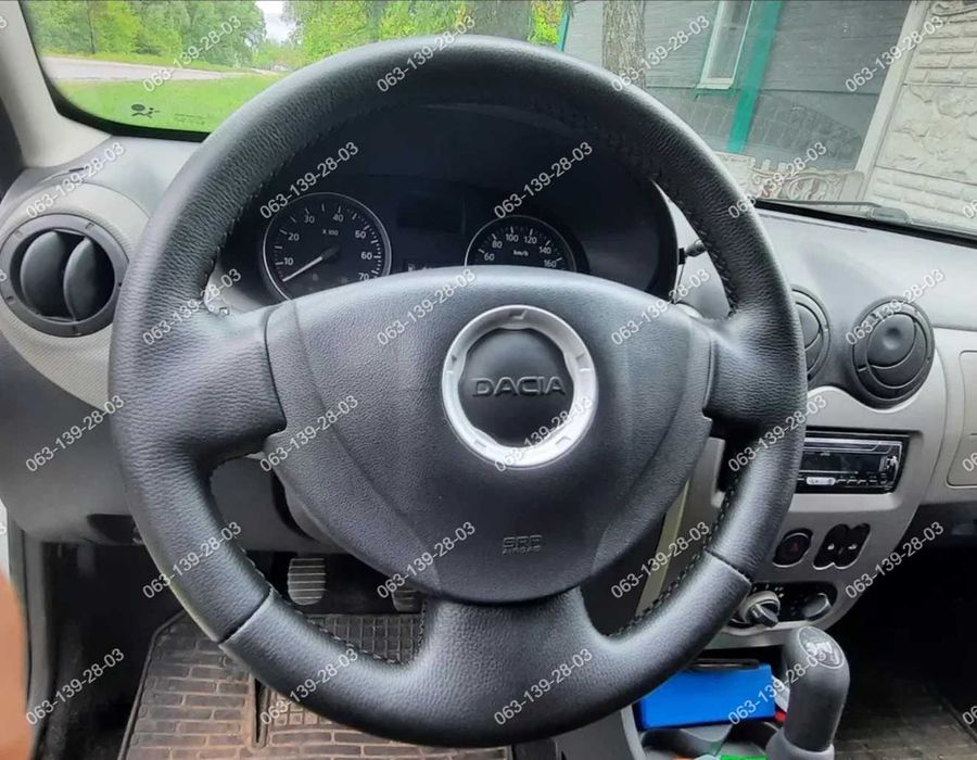 Renault Logan Sandero Symbol Nexia Оплетка Чехол на руль Кожа Каучук