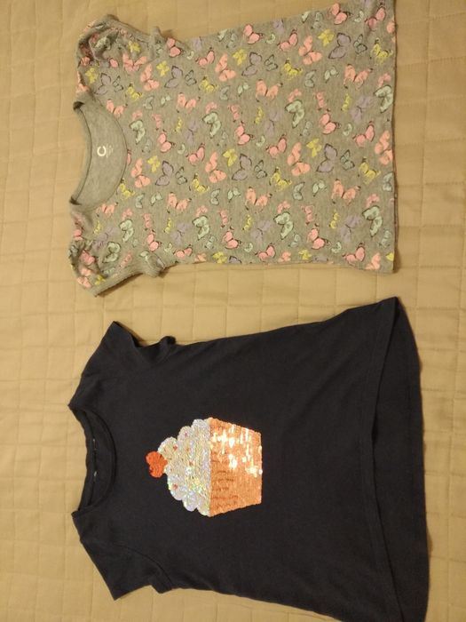 Jak nowe 2 bluzki r. 122/128 H&M cubus