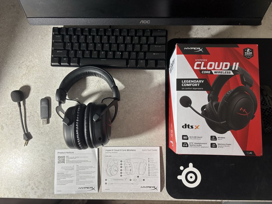 Spłuchwki hyperx 2 wireless