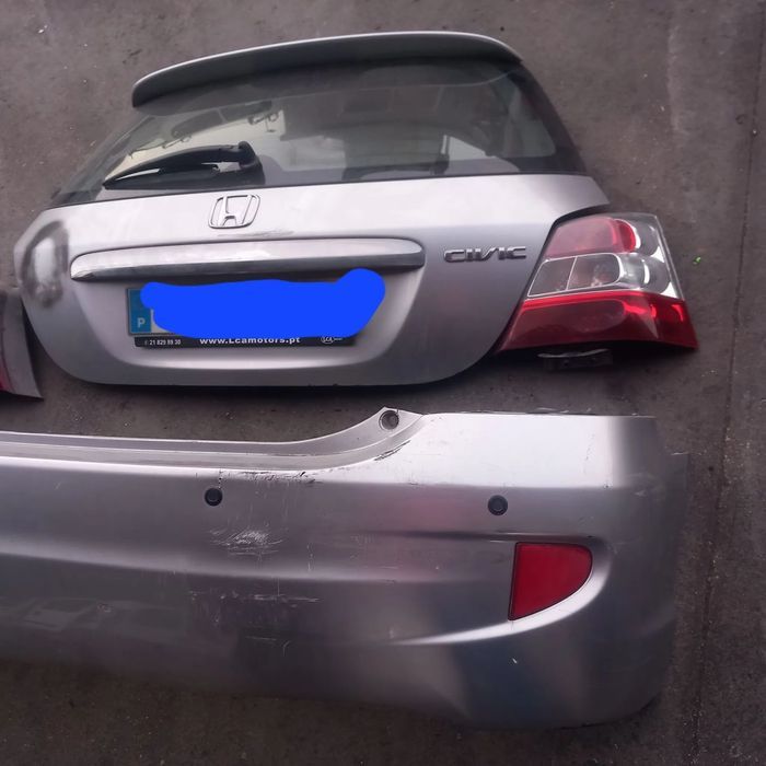 Mala e para choques tras honda civic ano 2004