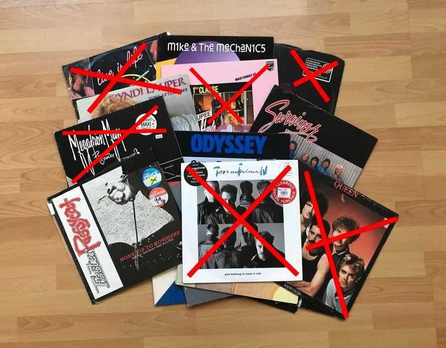 Discos vinil anos 80 e 90 dance music house