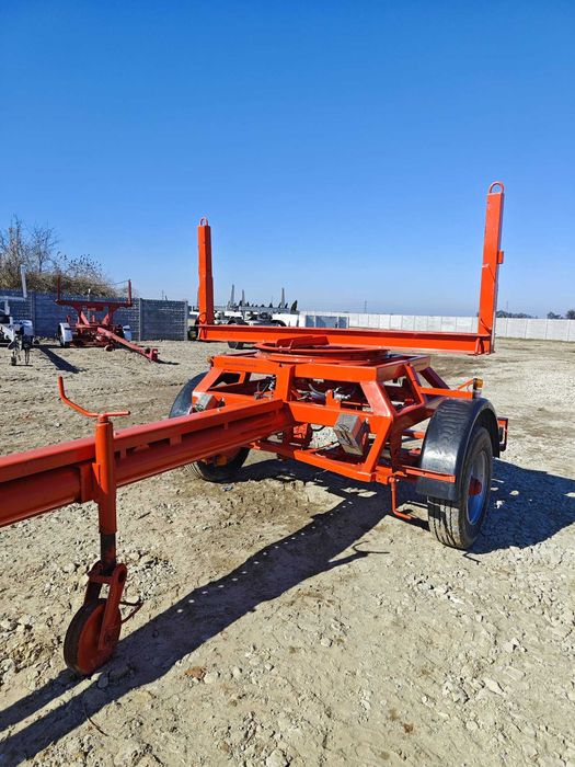 Przyczepa dłużycowa dłużyca Auwarter NL 4,5T do słupów stali A/7