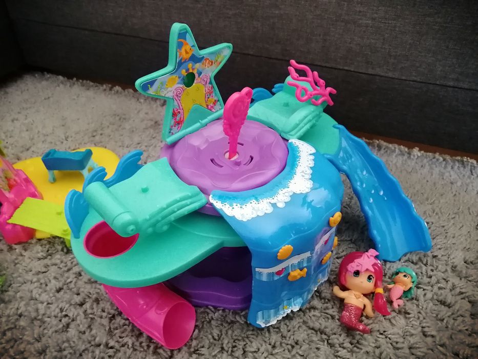 Pinypon Barco e Pinypon nadadores + ilha dos piratas e sereias