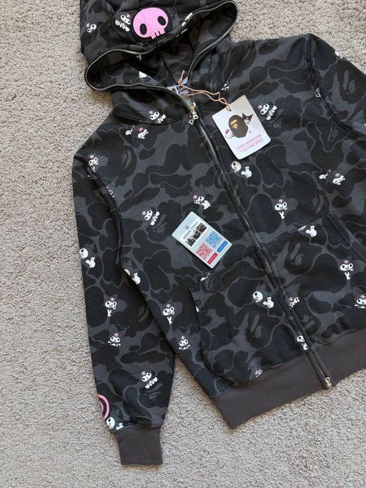 Зип худи Bape & Hello Kitty 2026