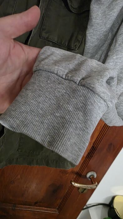 Bawełniana katana kurtka w kolorze khaki L