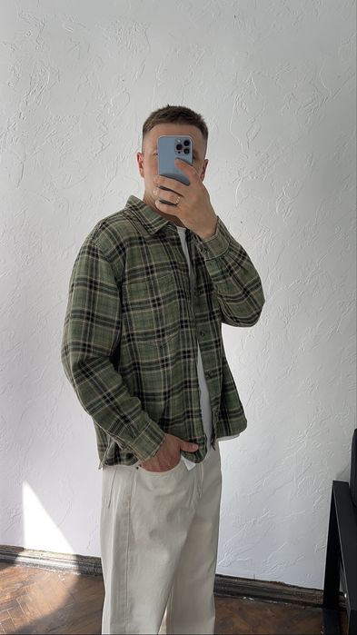 NEW ! ORIGINAL ! Чоловіча сорочка в клітинку PULL&BEAR