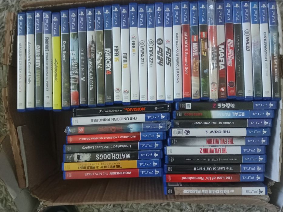 Gry na PS4 ps5 kolekcja