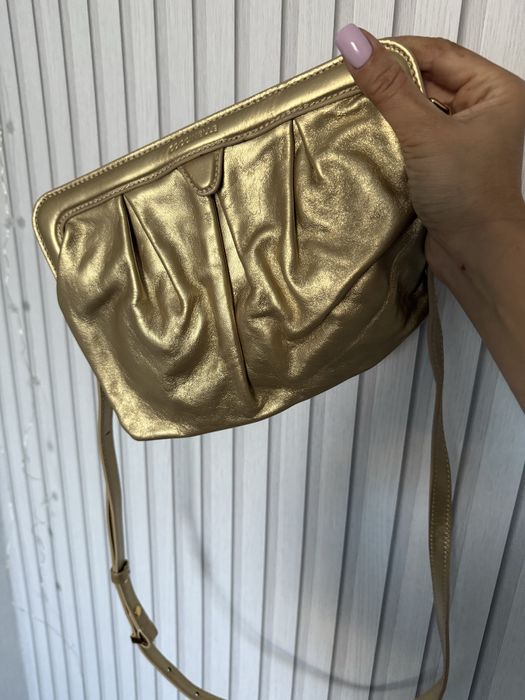 сумки coccinelle  шопер шоппер золото золота сумка шкіра кожа