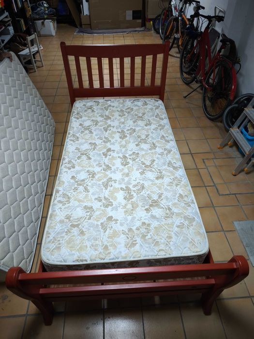 Estrutura cama de solteiro completa