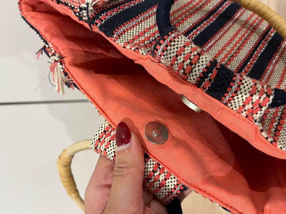 Mala/saca em tons rosa brilhante da Women Secret como nova